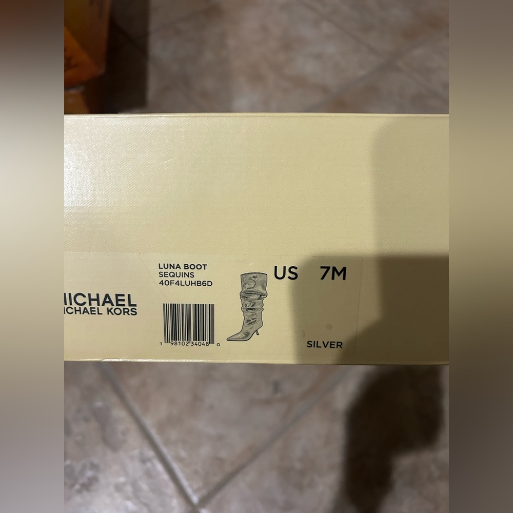 MSRP $325 MICHAEL MICHAEL KORS Luna Sequined Boot - Picture 5 of 7